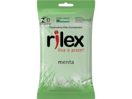 Preservativo com aroma de Menta com 3 unidades - Rilex